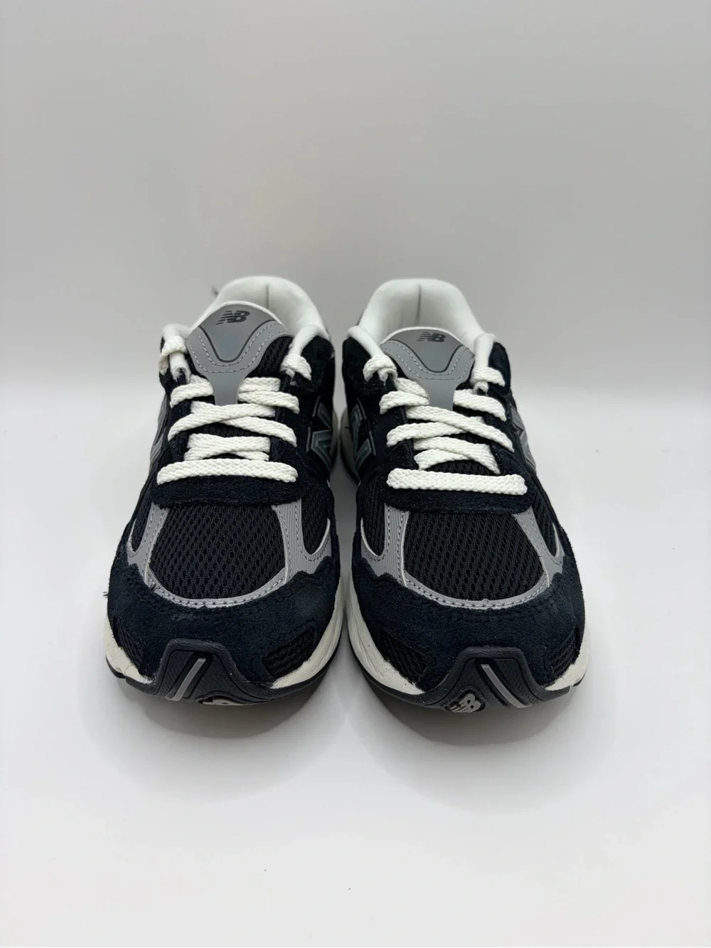New Balance 2010 Lace Black, Gray & Cream Retro Running Sneakers